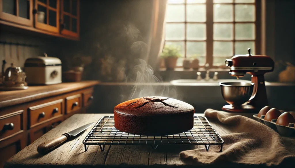 cooling chocolate cake